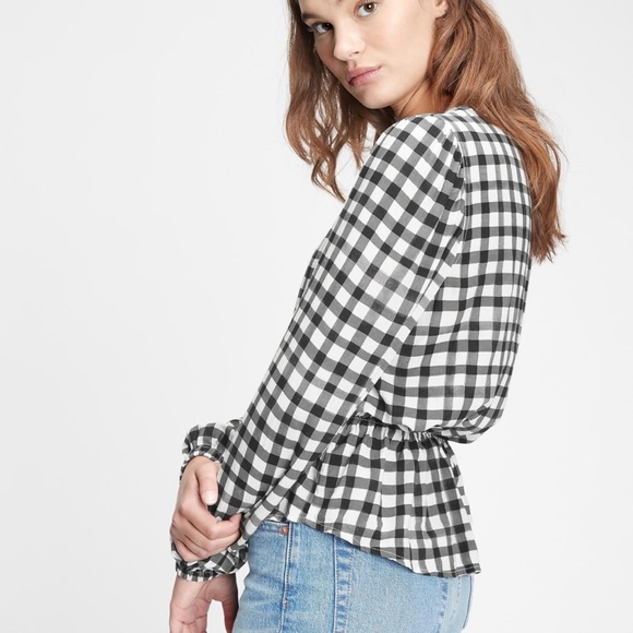 Gap Peplum Print Top - Picture 2 of 6